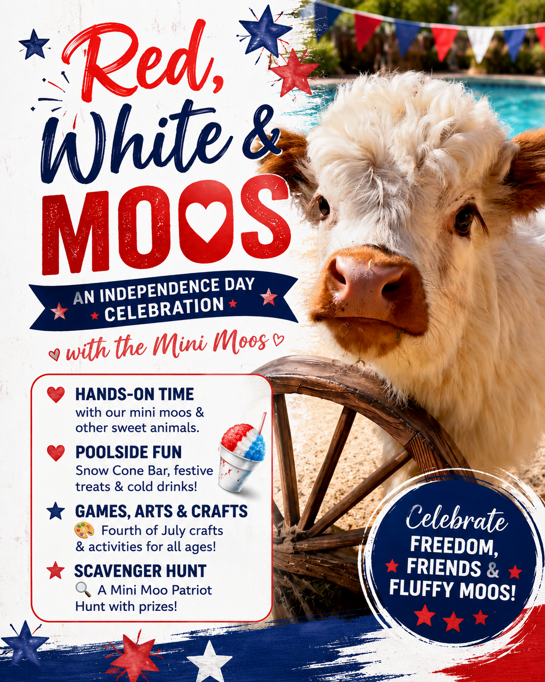 Red White and Moos Fourth of July
